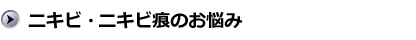 ニキビ・ニキビ痕のお悩み